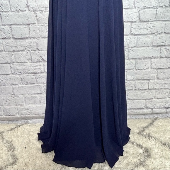 Lulu's Cotillion Matte Navy Blue Sequin Maxi Dress - Picture 10 of 16